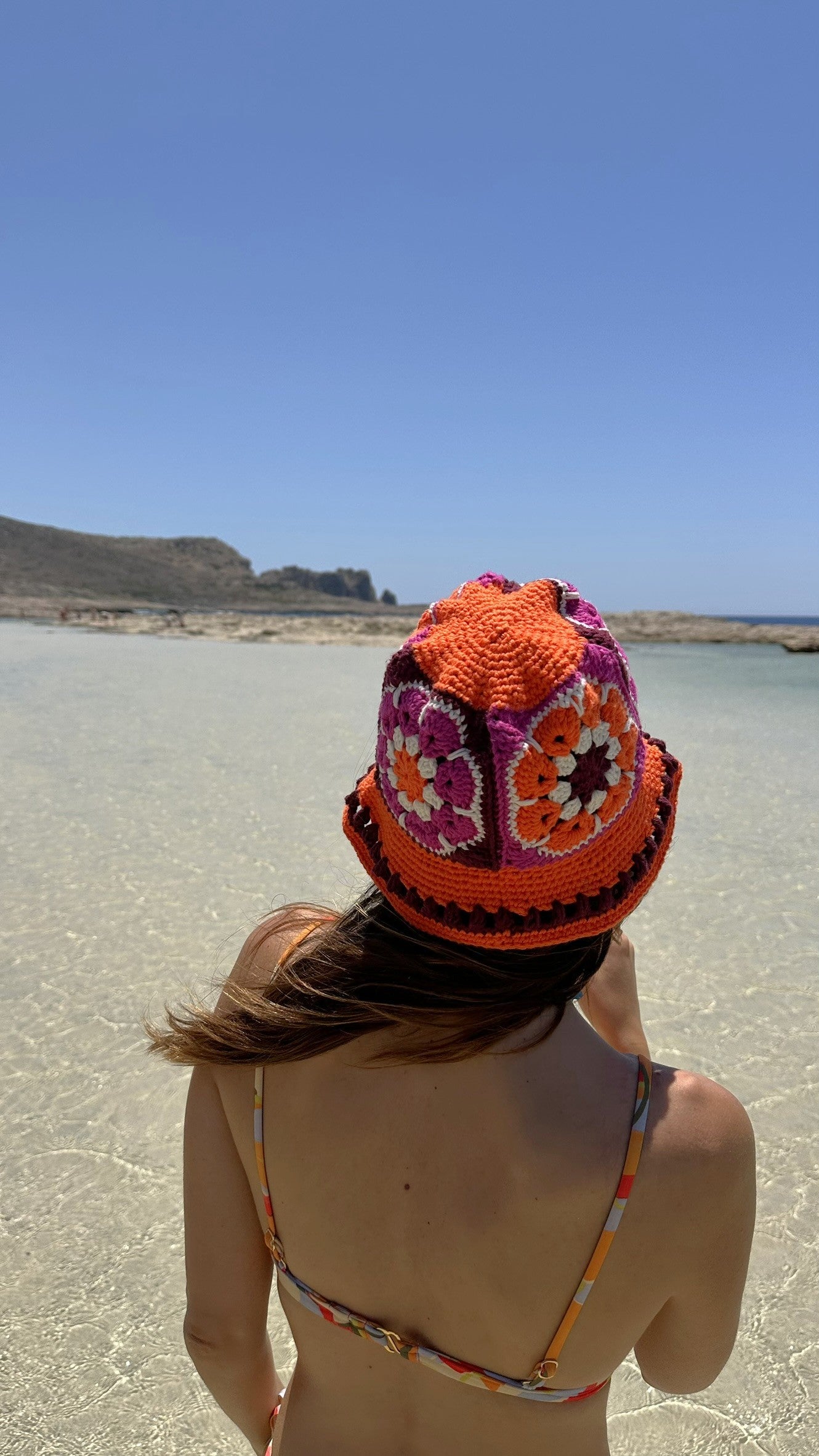 Granny Square Crochet Bucket Hat - PDF Crochet Pattern