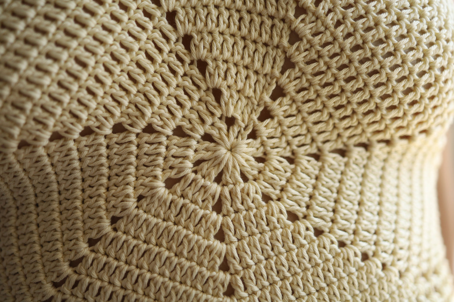 Floral Petal Spiral Halter Top - PDF Crochet Pattern